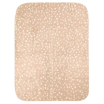 Fawn Spots Pattern Blanket: Soft Mocha Deer Print for Cozy Days