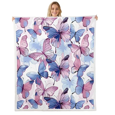 Butterflies Pattern Blanket No. 2