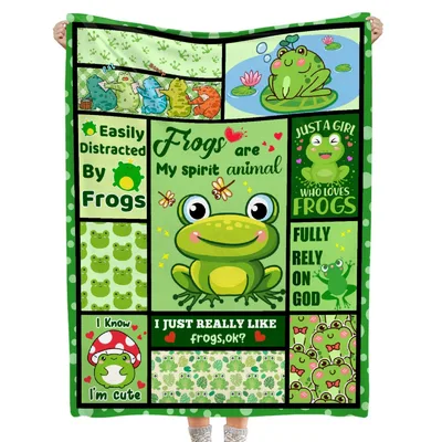 Frogs Are My Spirit Blanket: A Quilt of Cute Amphibian Love
