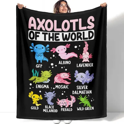 Axolotls of the World Blanket No. 2