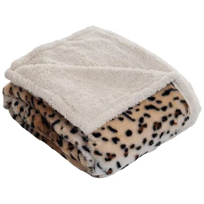 Leopard Spot Animal Print Blanket No. 2 Wild Style for Cozy Nooks