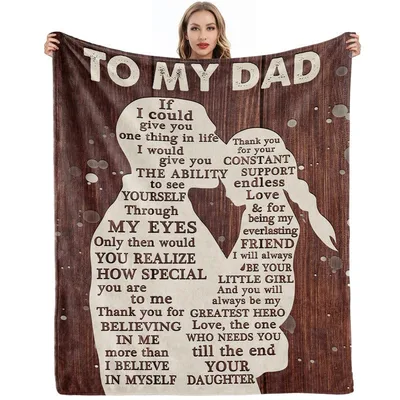 To My Dad Blanket: A Letter From Your Daughter