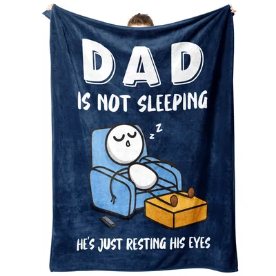 Dad Napping Blanket for the Man Who Rests His Eyes