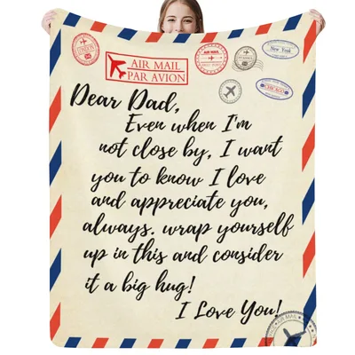 Dear Dad Blanket: A Love Letter You Can Wrap Up In