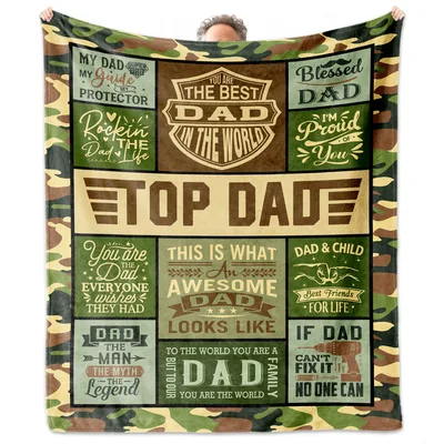 Awesome Dad Blanket for the Dad Who Fixes Everything
