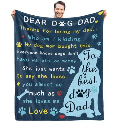 Best Dog Dad Blanket: A Thank-You From the Pup