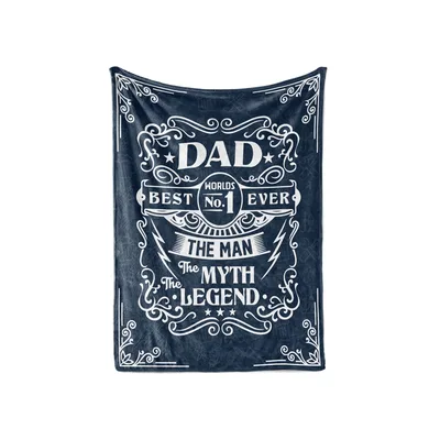 Dad Worlds Best Blanket: The Man, The Myth, The Legend