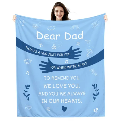 Missing Dad Blanket: A Hug for When You're Apart