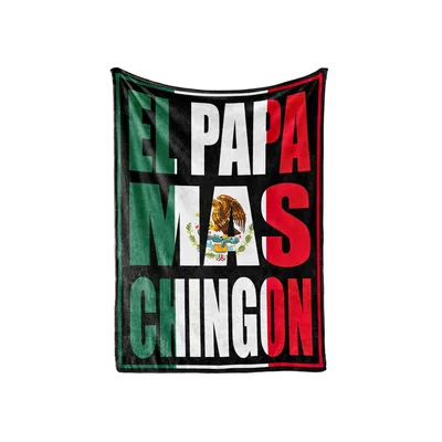Mexican Dad Blanket: El Papa Mas Chingon Throw