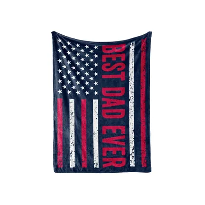 American Flag Dad Blanket: A Proud Gift for Dad