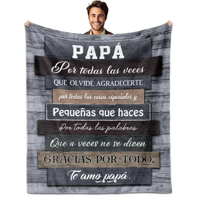 Papa Gracias Blanket: A Thank-You Throw for Dad