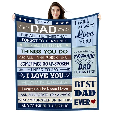 Dad I Love You Blanket: A Heartfelt Message for Dad
