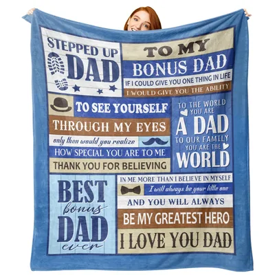 Bonus Dad Letter Blanket: A Heartfelt Thank You
