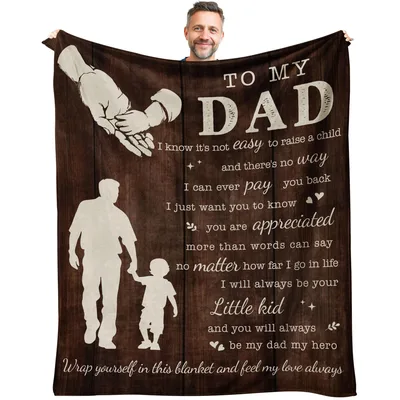 To Dad from Little Blanket: A Heartfelt Throw for Dad