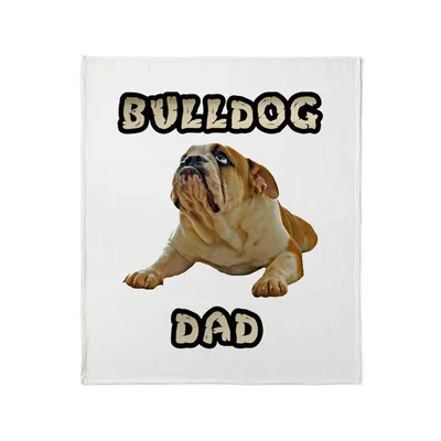 Bulldog Dad Blanket: A Print for the Man Who Loves His Pup