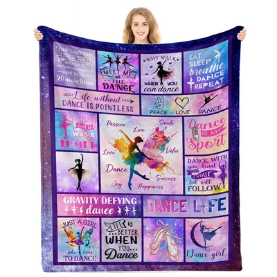 One Last Time Blanket: A Dance Lover's Throw