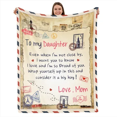 Mom to Daughter Blanket: A Letter You Can Wrap Up In