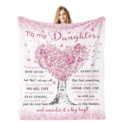 Love Letter Daughter Blanket for a Heartfelt Gift