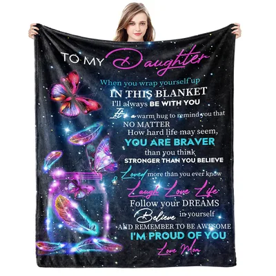 Love Mom Blanket: A Letter From Mom for Your Daughter