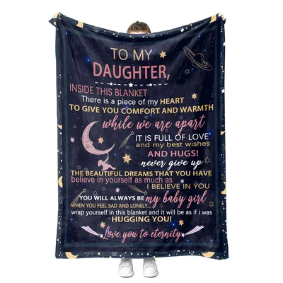 Love You to Eternity Blanket: A Letter for Your Daughter