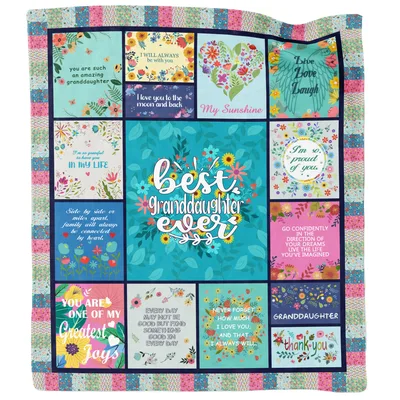 Best Granddaughter Ever Blanket for Your Favorite Girl