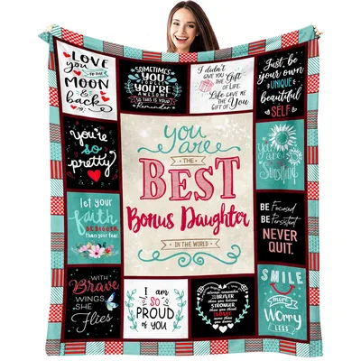 Stepdaughter Gift Blanket: Warm Words for Her