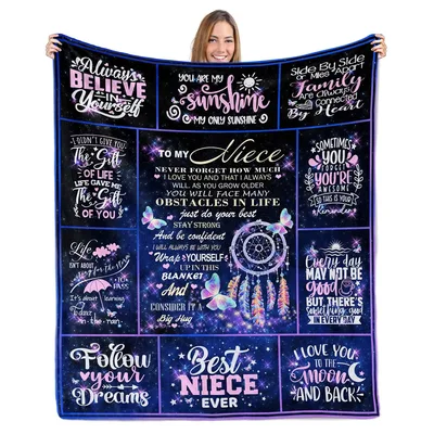 Always Believe in Yourself Blanket for Your Niece