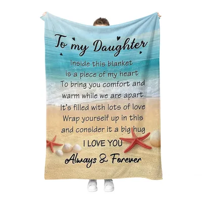 Always and Forever Blanket: A Beach Letter for Your Daughter