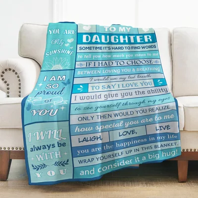 Daughter Sunshine Blanket: A Message Written for Her