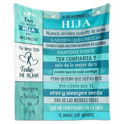 Spanish Daughter Blanket: A Love Letter in Teal Tones