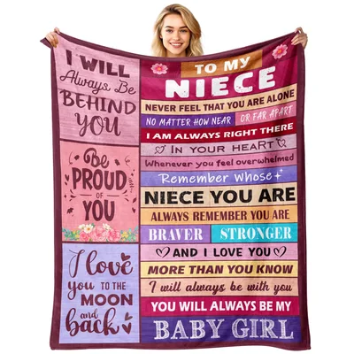 Niece Affirmations Blanket for Your Favorite Girl