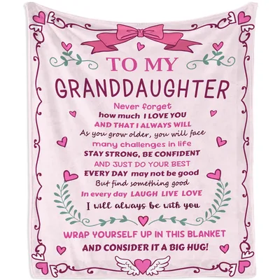 Granddaughter Love Letter Blanket: A Heartfelt Message for Her
