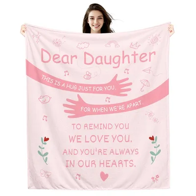 Miss You Daughter Blanket: A Hug Across the Miles