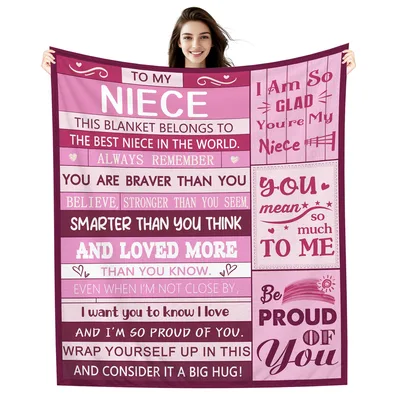 Loved More Than You Know Blanket for Your Niece