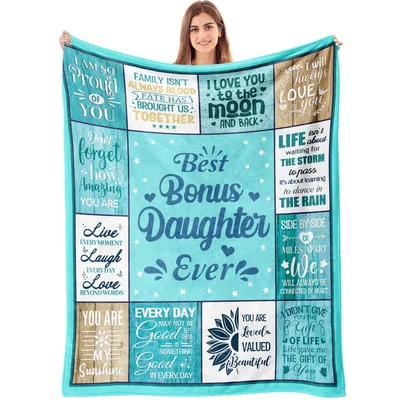 Bonus Daughter Stepdaughter Quotes Blanket