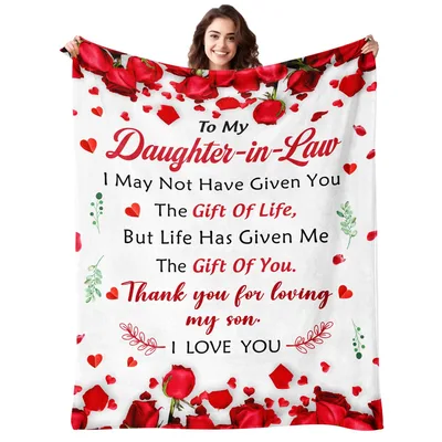 Daughter in Law Love Blanket: A Heartfelt Throw