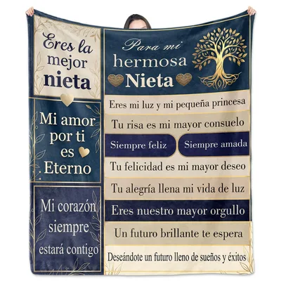 Para Mi Hermosa Nieta Blanket: A Spanish Love Letter to Granddaughters