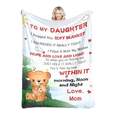 To My Daughter Bears Blanket: A Poem of Love from Mom
