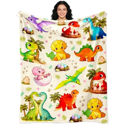 Dinosaur Nursery Blanket for Little Dino Fans