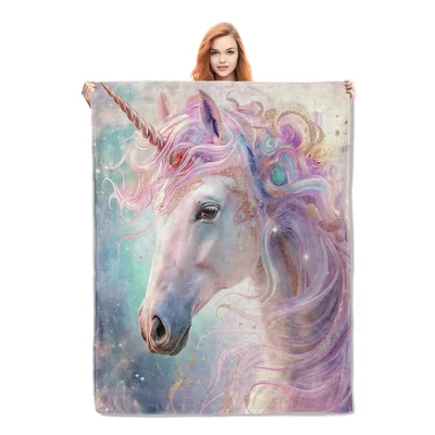 Magical Unicorn Galaxy Blanket for Dreamy Days