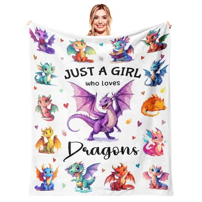 Dragon Lady Blanket: Dragons for Dragon Fans