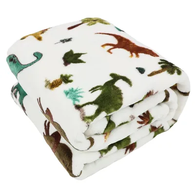 Dinosaur Pattern Blanket for Kids Who Love Dinos