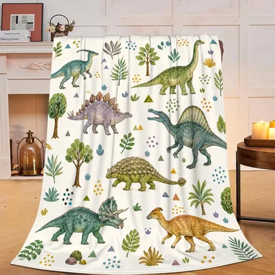 Jurassic Nursery Blanket for Little Dino Fans