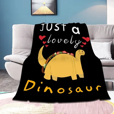Just a Lovely Dinosaur Blanket: A Taco-Shelled T-Rex Design