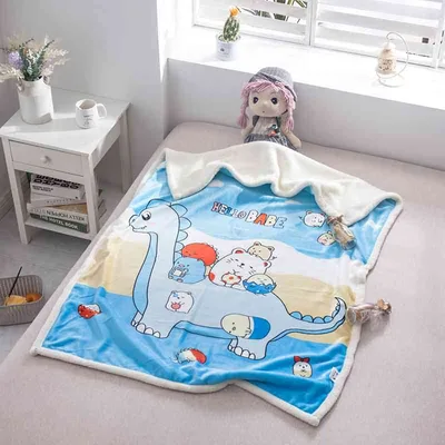 Dinosaur Family Pattern Blanket