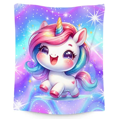 Rainbow Unicorn Blanket: A Sparkling Fantasy for Kids