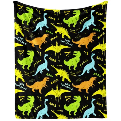 Roar Dinosaur Pattern Blanket: Cool Dinosaurs and Roars