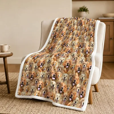 Dog Blanket for Dogs: Golden Retrievers Everywhere You Look