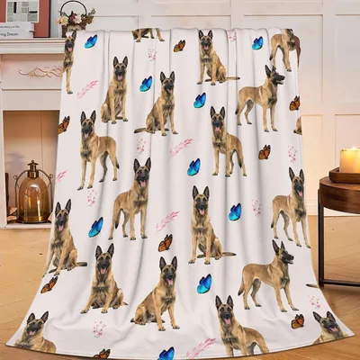 Belgian Malinois Blanket for Dog Lovers Who Adore Their Pup