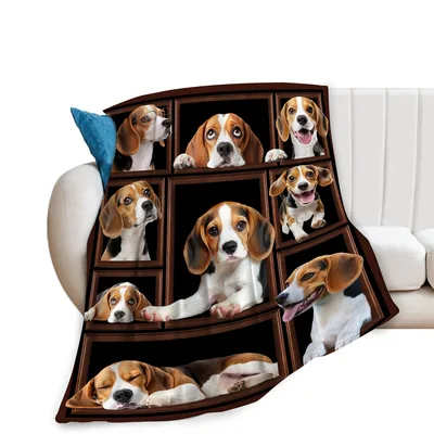 Beagle Dog Blanket for Beagle Lovers and Their Pups